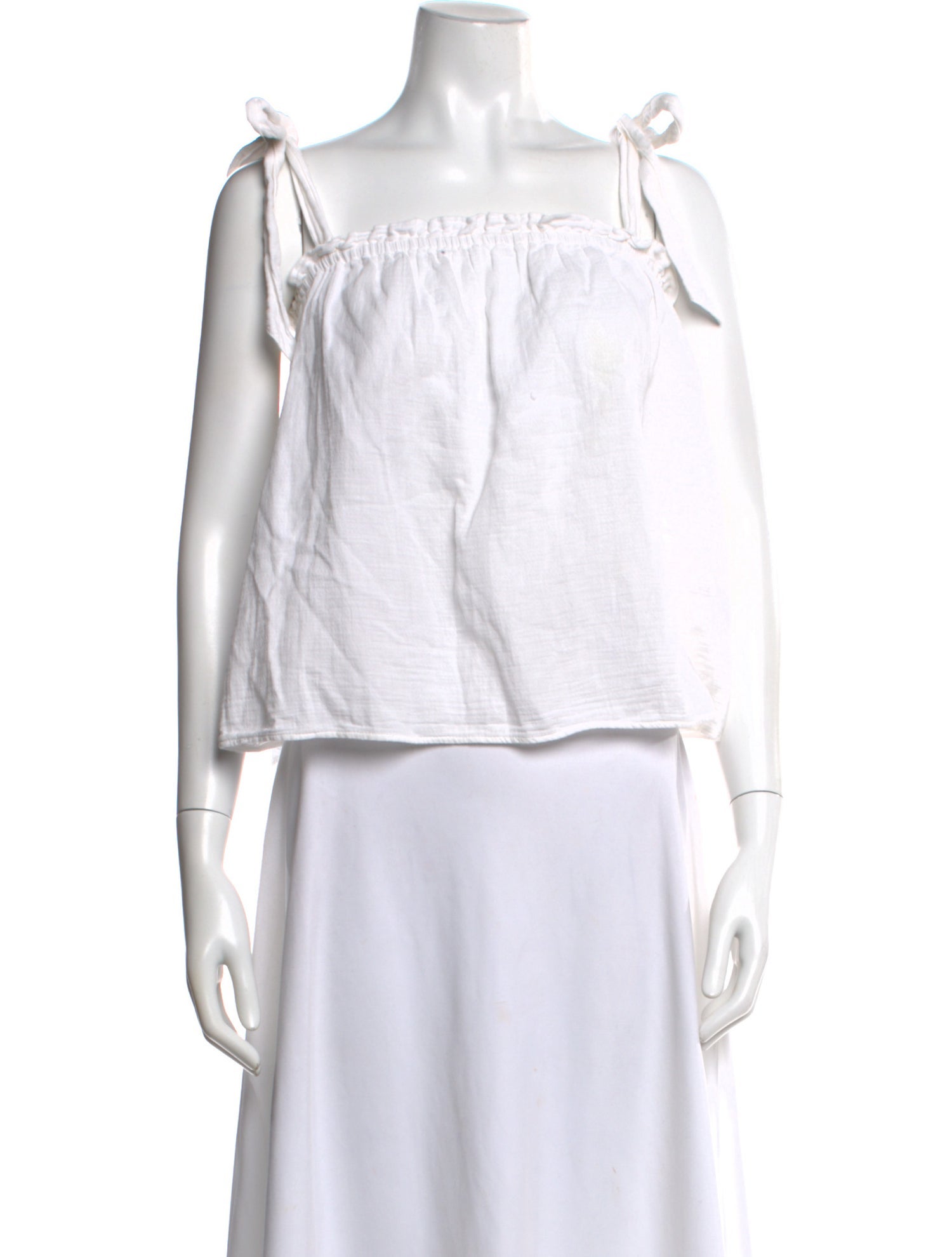Outerknown Square Neckline Sleeveless Top