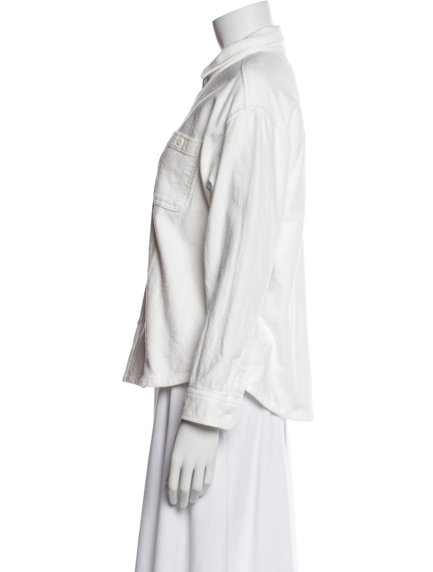 Outerknown Long Sleeve Button-Up Top