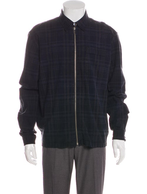 Our Legacy 2015 Plaid Print Jacket Blue