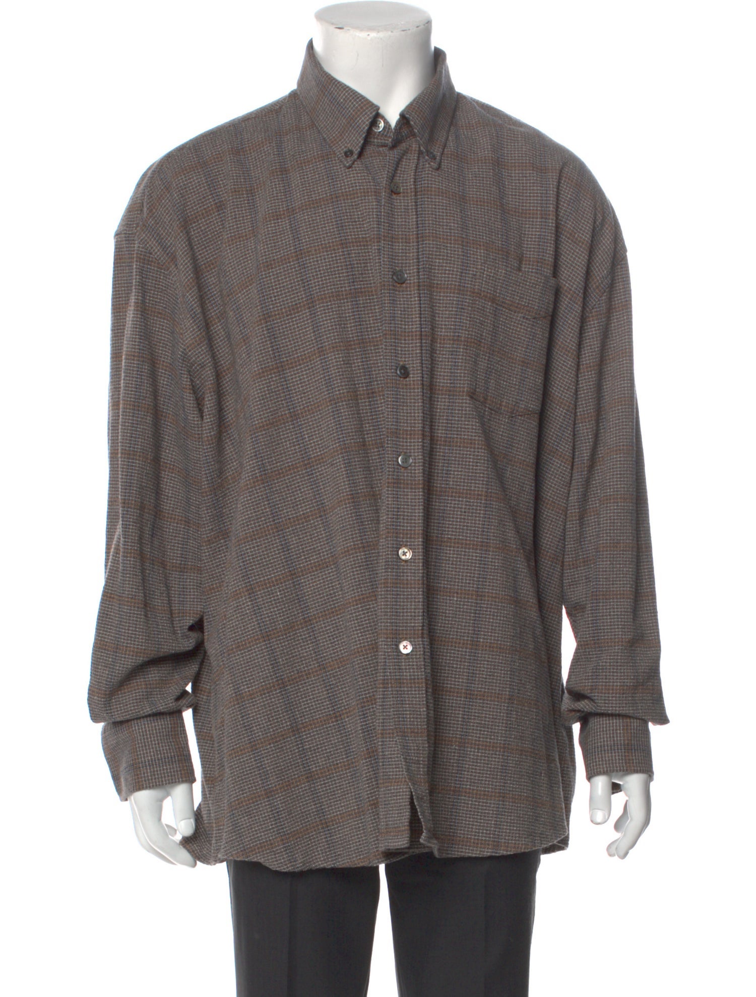 Our Legacy Borrowed BD Plaid Print Shirt