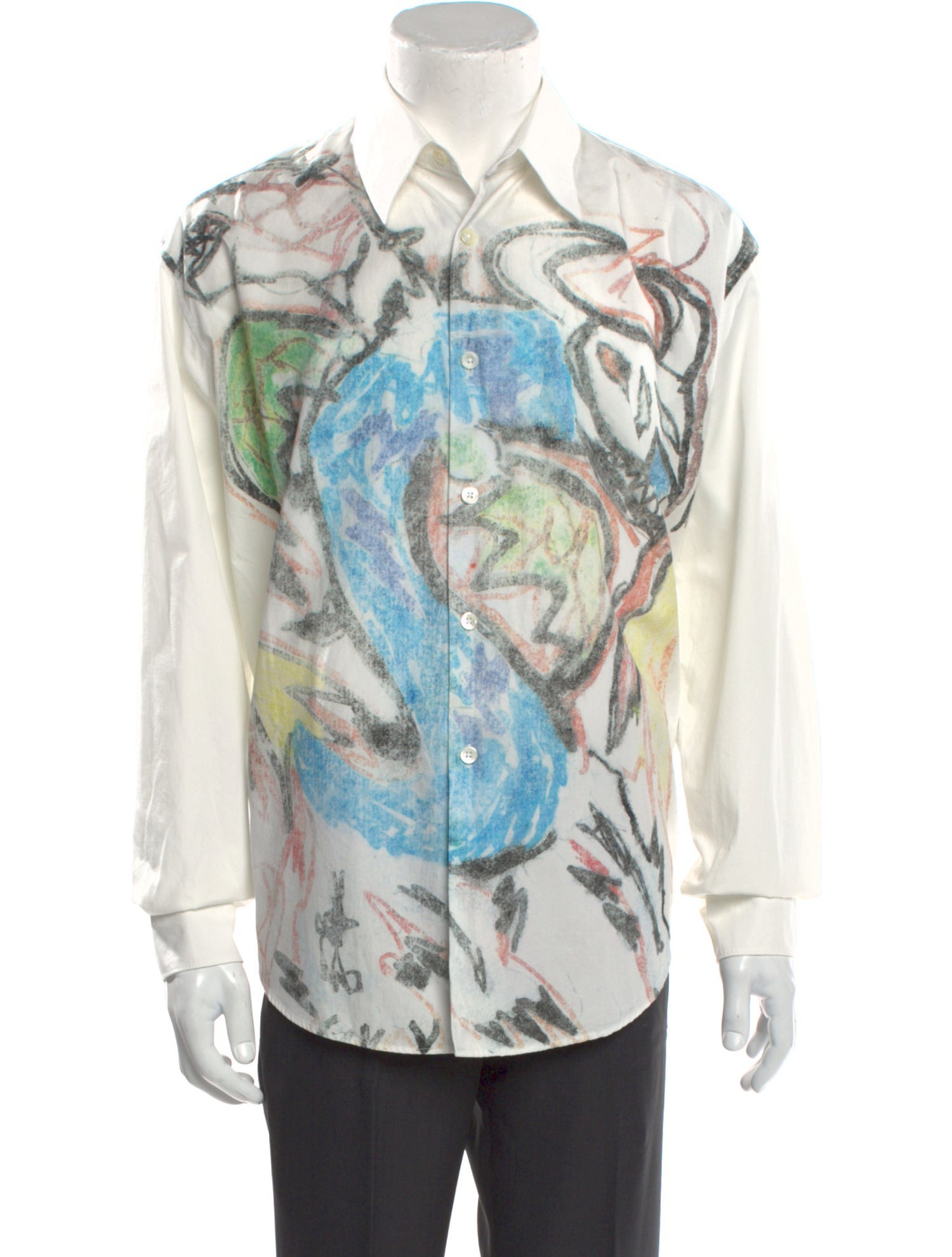 Our Legacy Graphic Print Long Sleeve Shirt