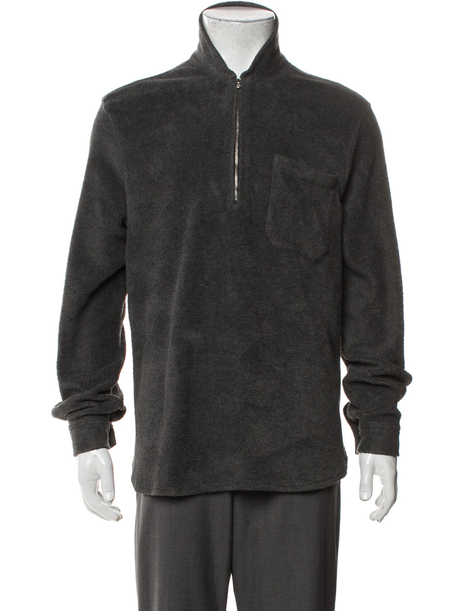 Our Legacy Mock Neck Long Sleeve Sweatshirt