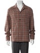 Our Legacy Wool Plaid Print Peacoat