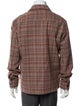 Our Legacy Wool Plaid Print Peacoat