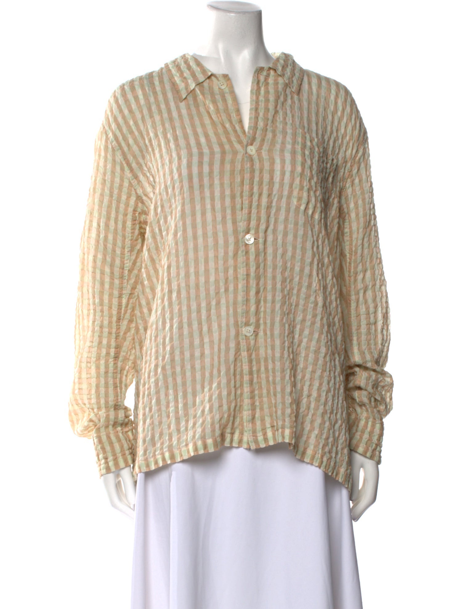 Our Legacy Printed V-Neck Blouse