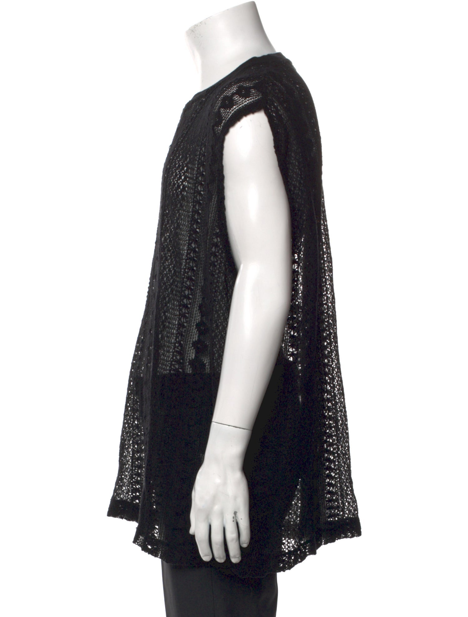 Our Legacy Lace Pattern Scoop Neck Tank