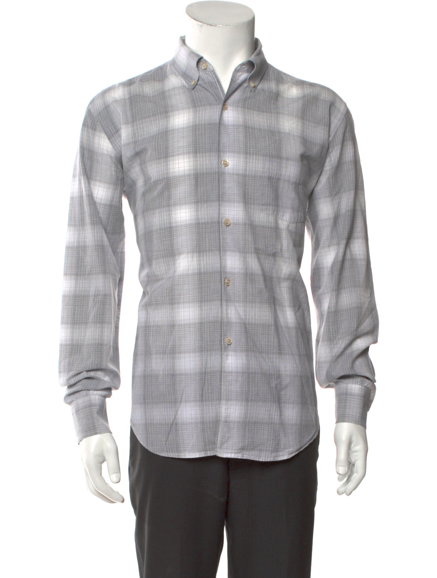 Our Legacy Plaid Print Long Sleeve Shirt