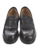 Our Legacy Leather Embroidered Accent Loafers