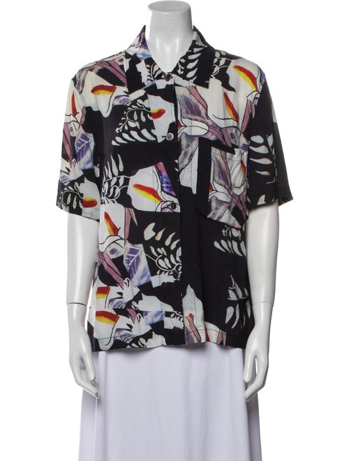 Our Legacy Printed Short Sleeve Button-Up Top
