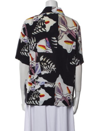Our Legacy Printed Short Sleeve Button-Up Top