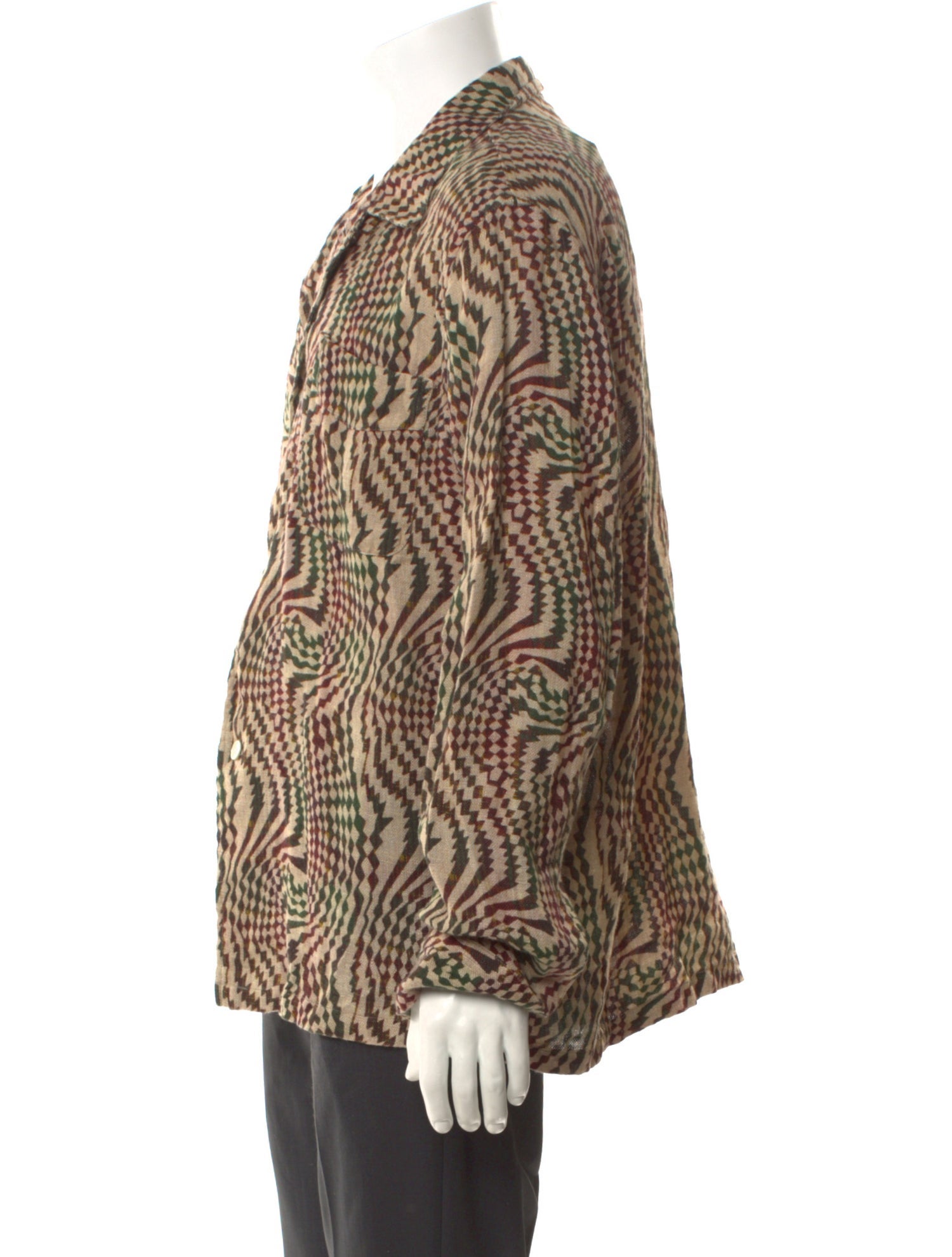 Our Legacy Linen Printed Shirt