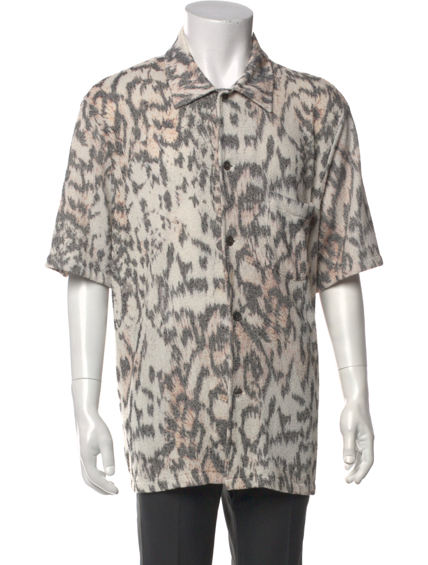 Our Legacy Animal Print Short Sleeve Shirt