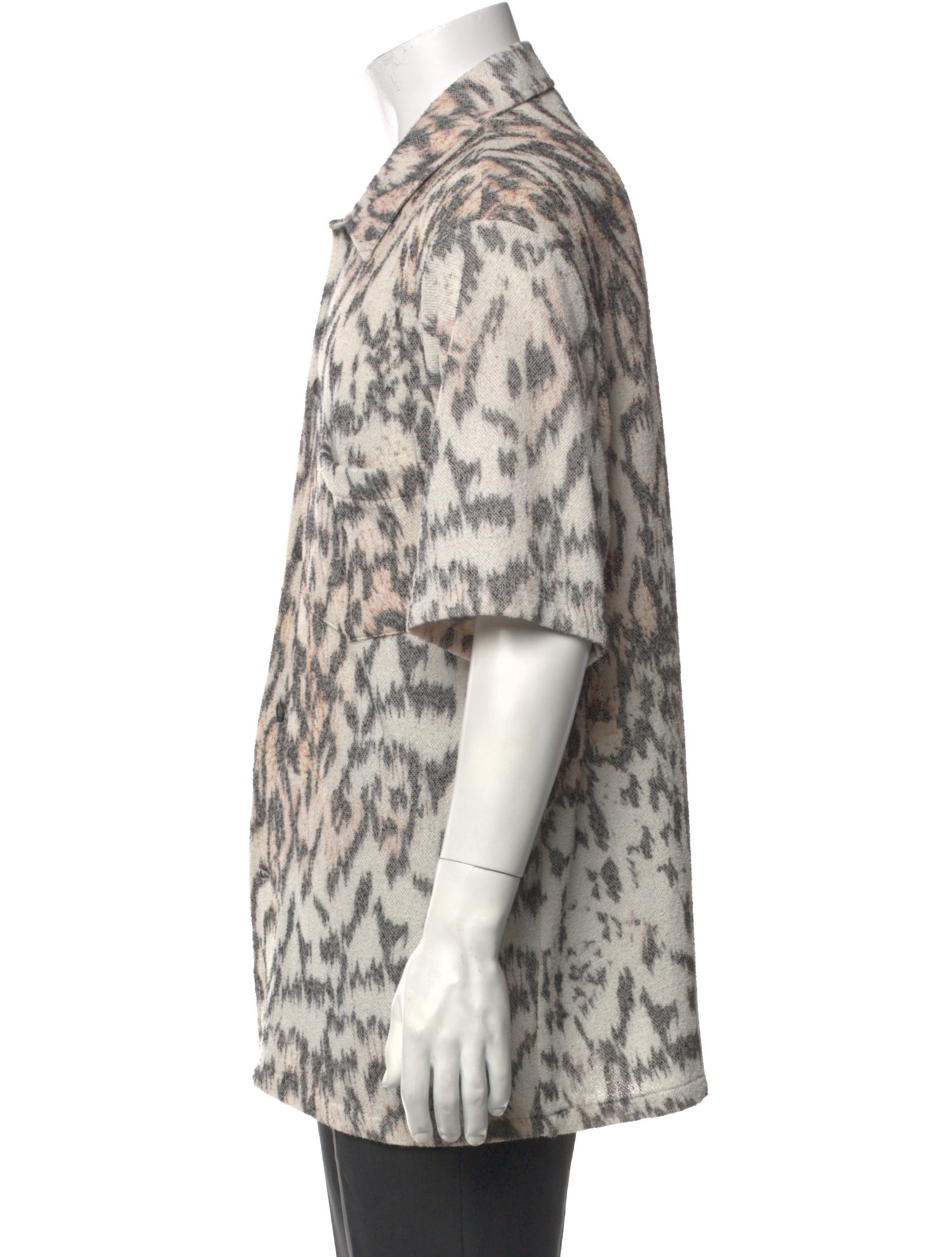 Our Legacy Animal Print Short Sleeve Shirt