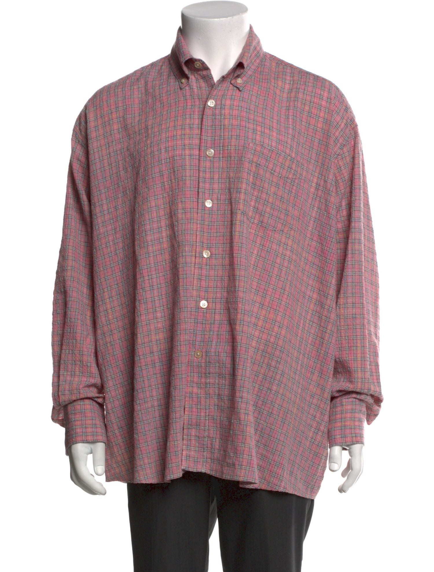 Our Legacy Plaid Print Long Sleeve Shirt