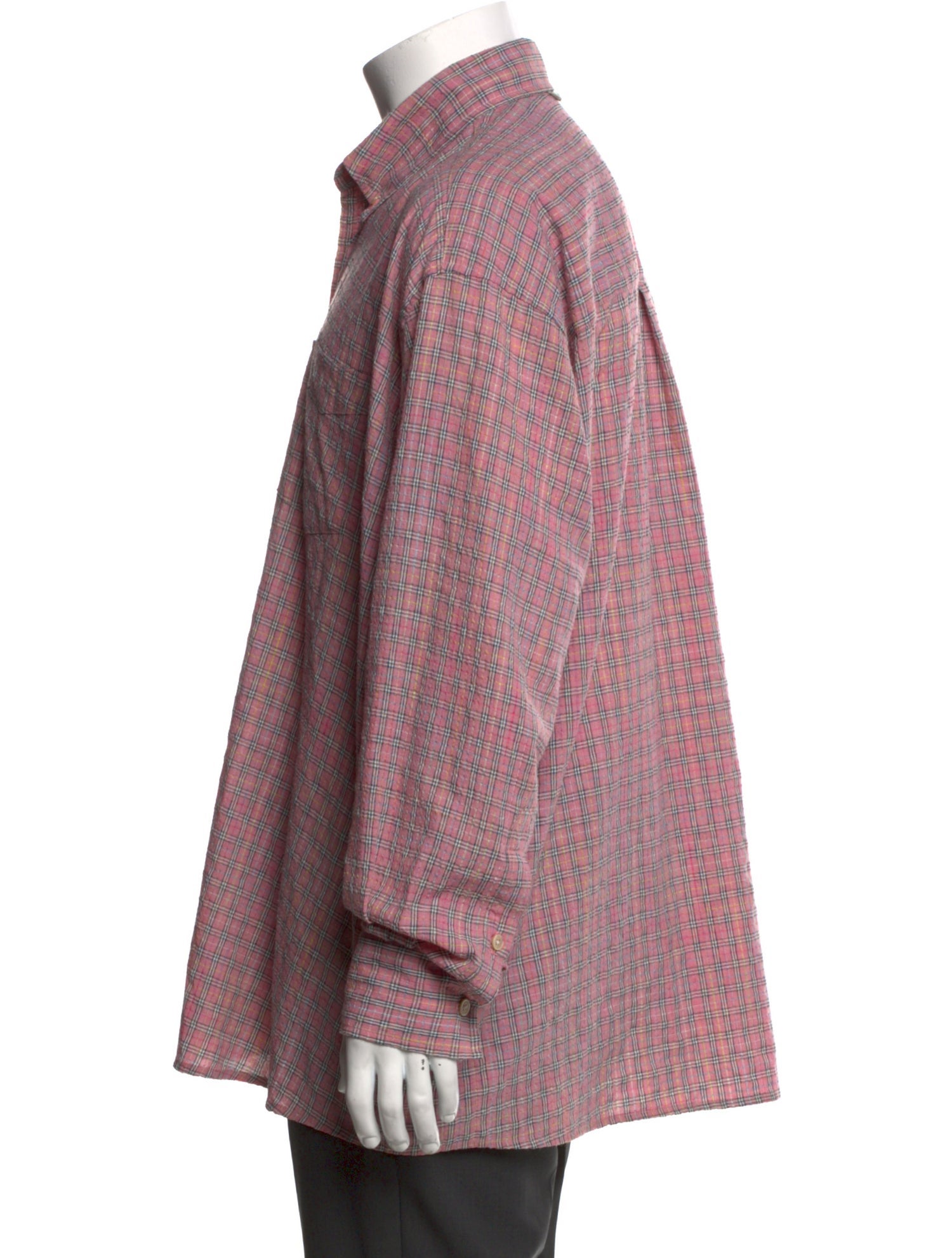 Our Legacy Plaid Print Long Sleeve Shirt