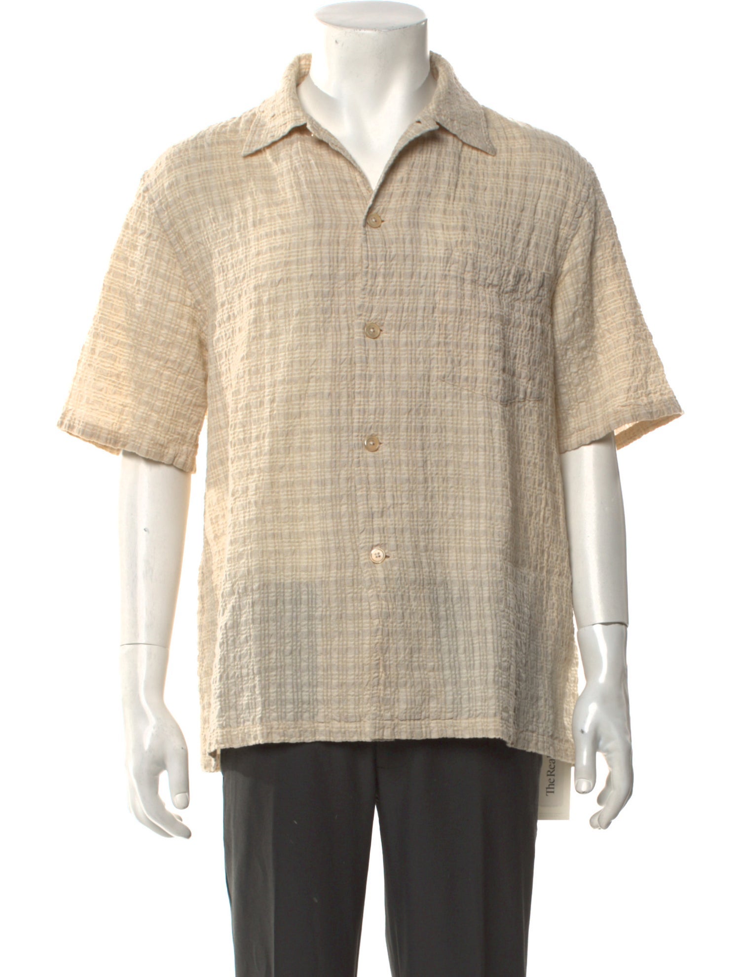 Our Legacy Plaid Print Short Sleeve Shirt