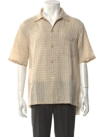 Our Legacy Plaid Print Short Sleeve Shirt