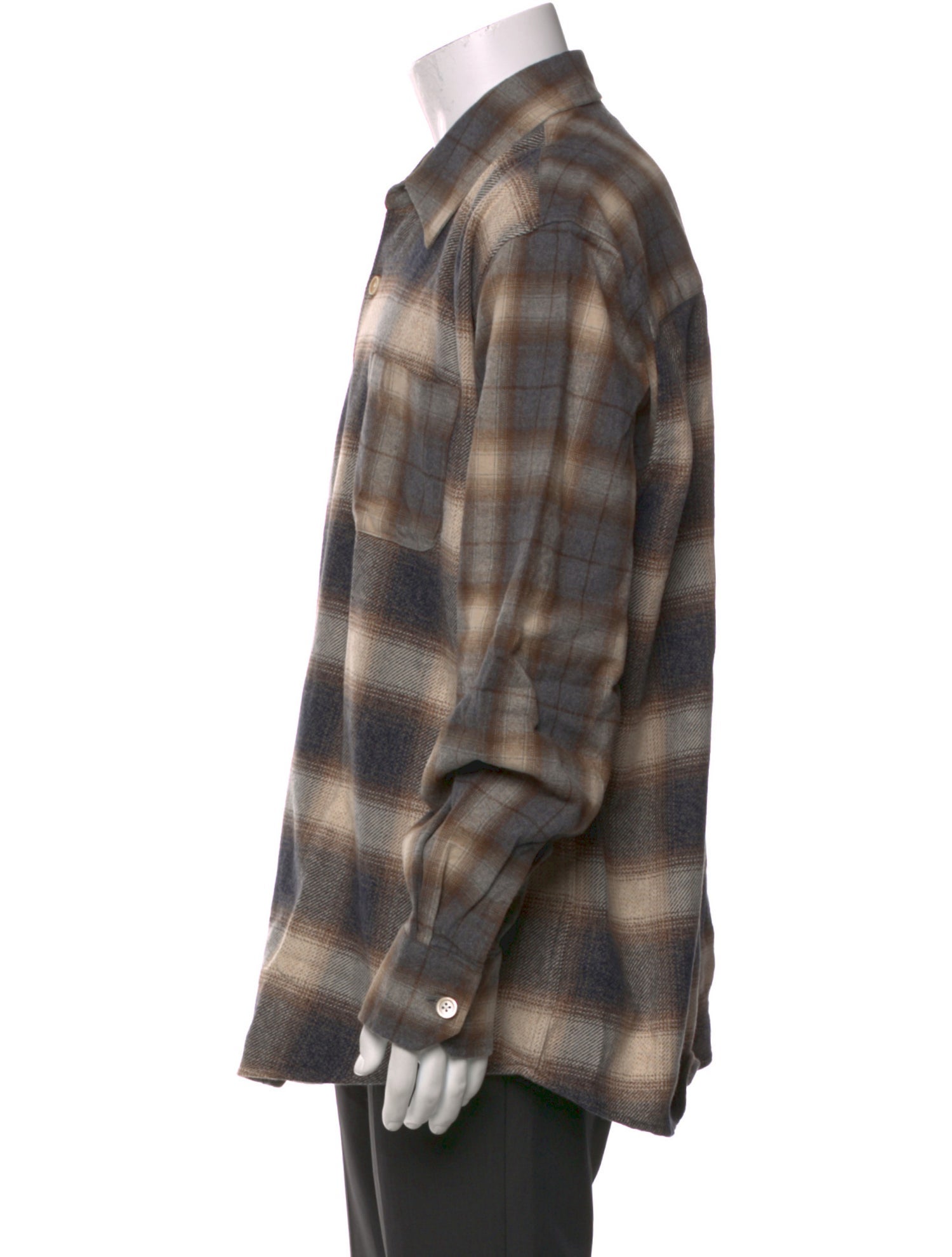 Our Legacy Plaid Print Long Sleeve Shirt