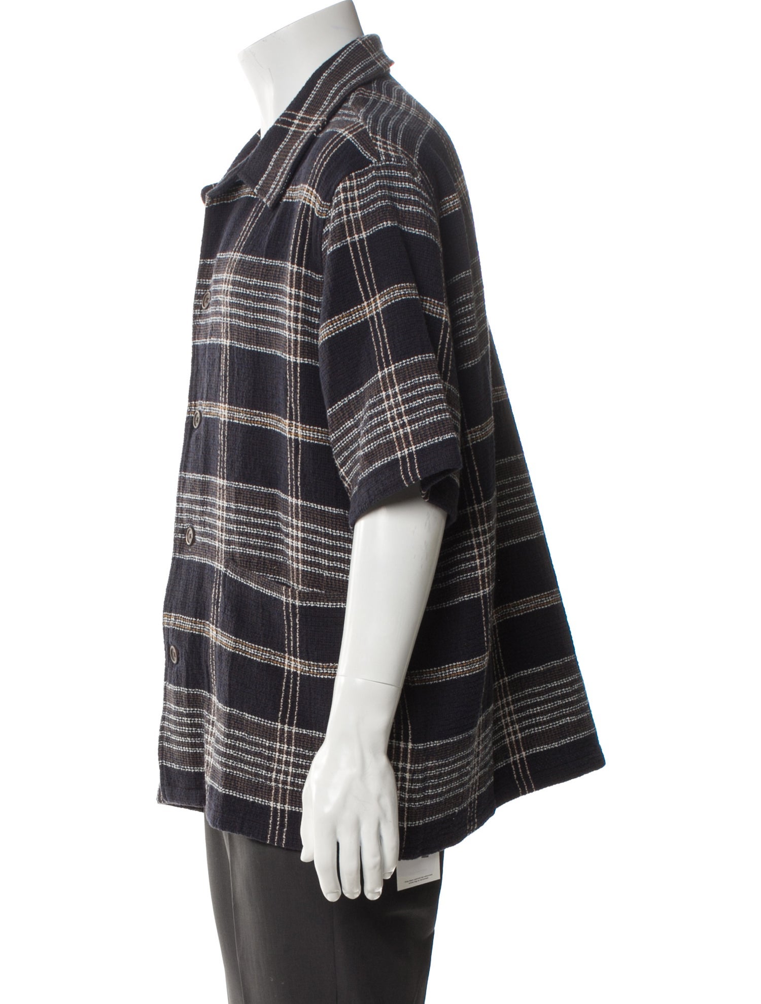 Our Legacy Plaid Print Short Sleeve Shirt