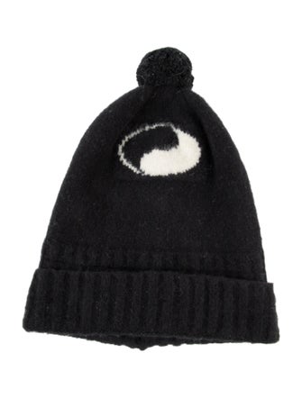 Our Legacy Lambswool Pom Pom Beanie Hat