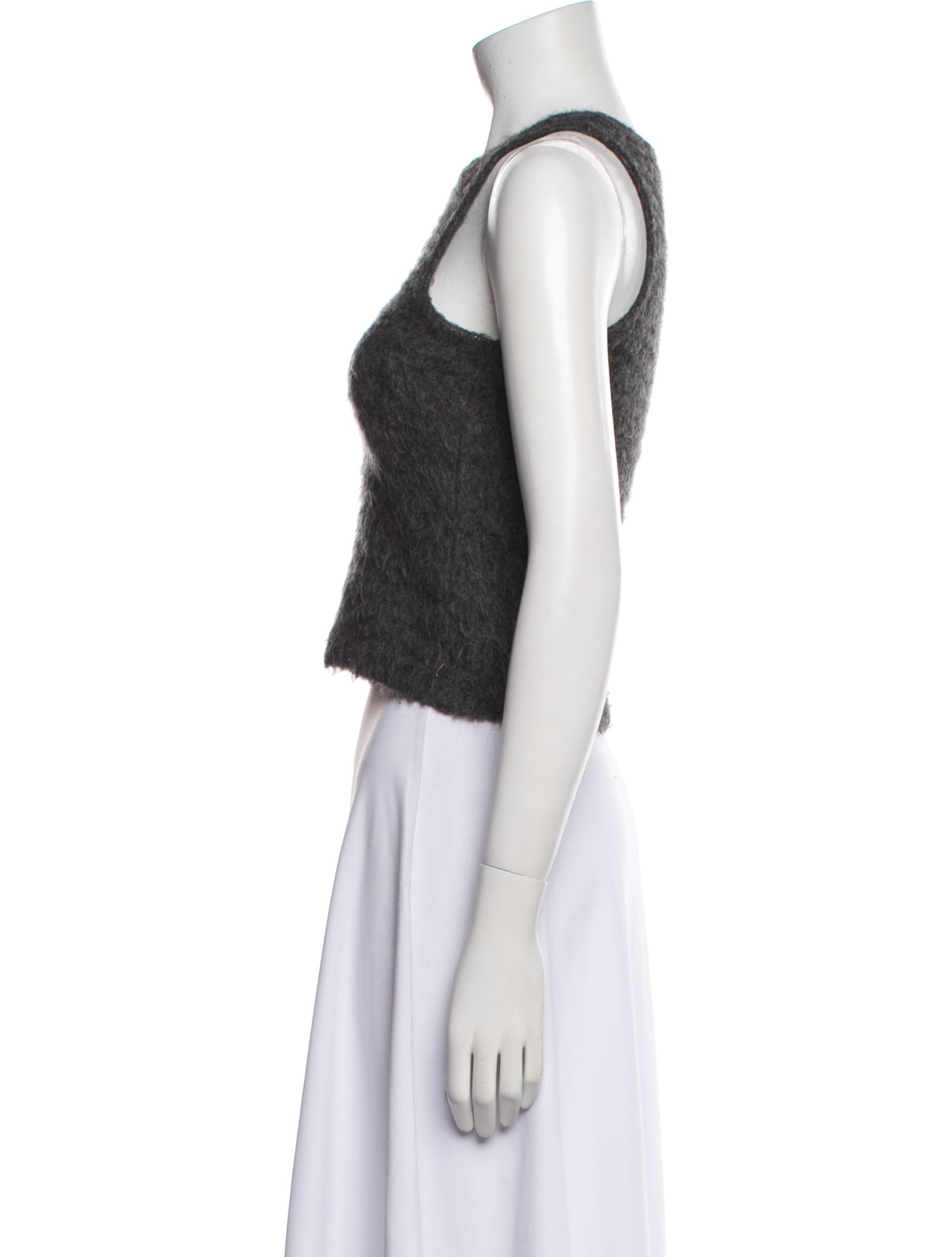 Our Legacy Crew Neck Sleeveless Crop Top