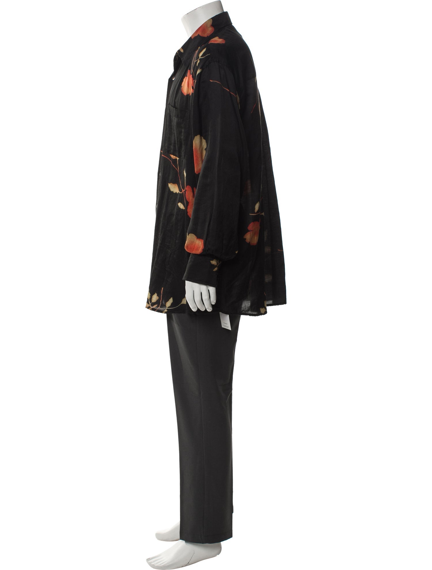 Our Legacy Floral Print Long Sleeve Shirt