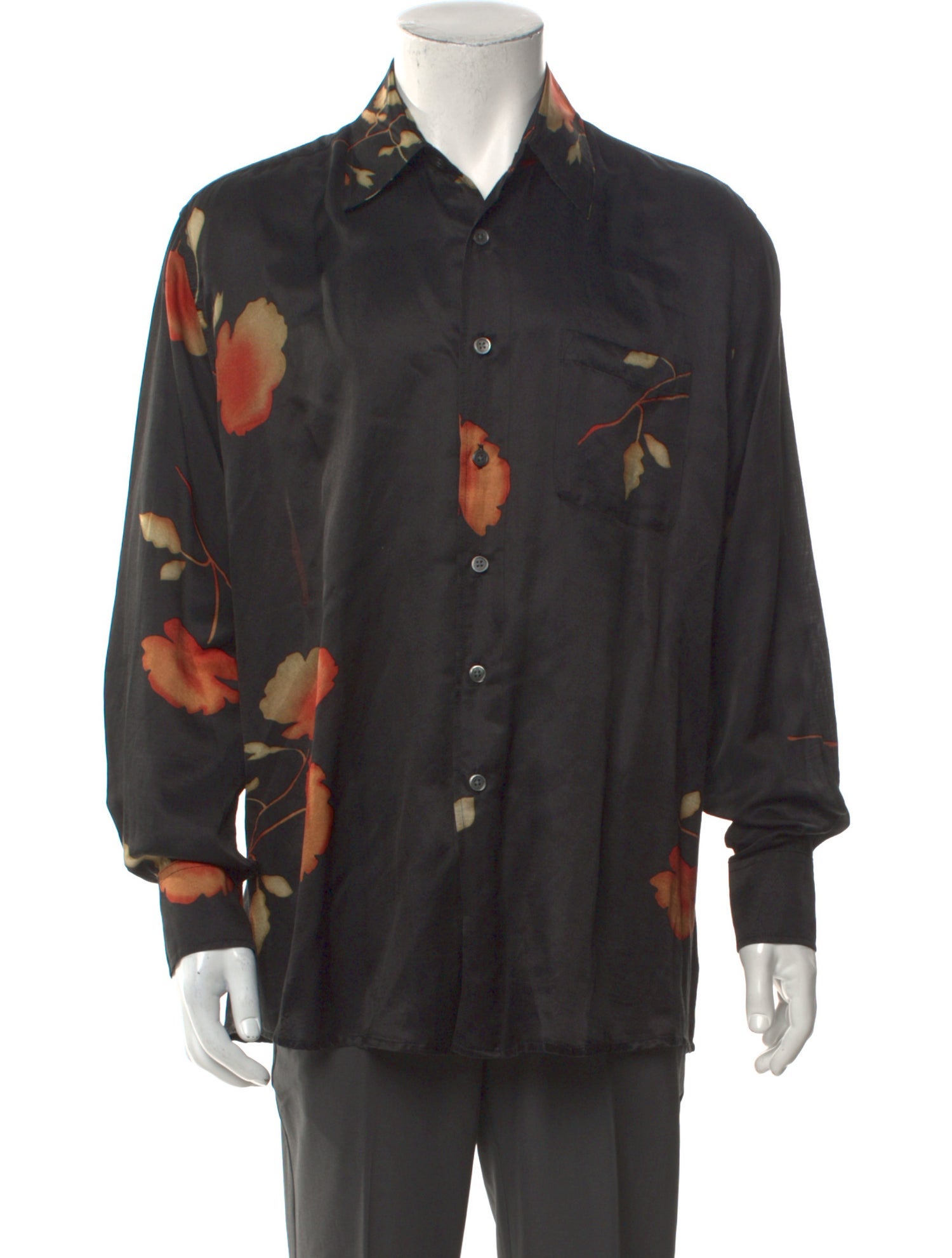 Our Legacy Floral Print Long Sleeve Shirt