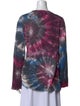 Our Legacy Box Long Sleeve Tie-Dye Print Blouse