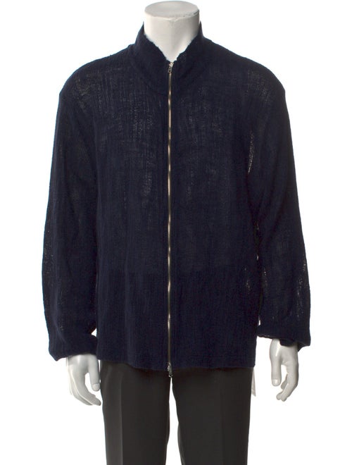 Our Legacy Linen Mock Neck Cardigan