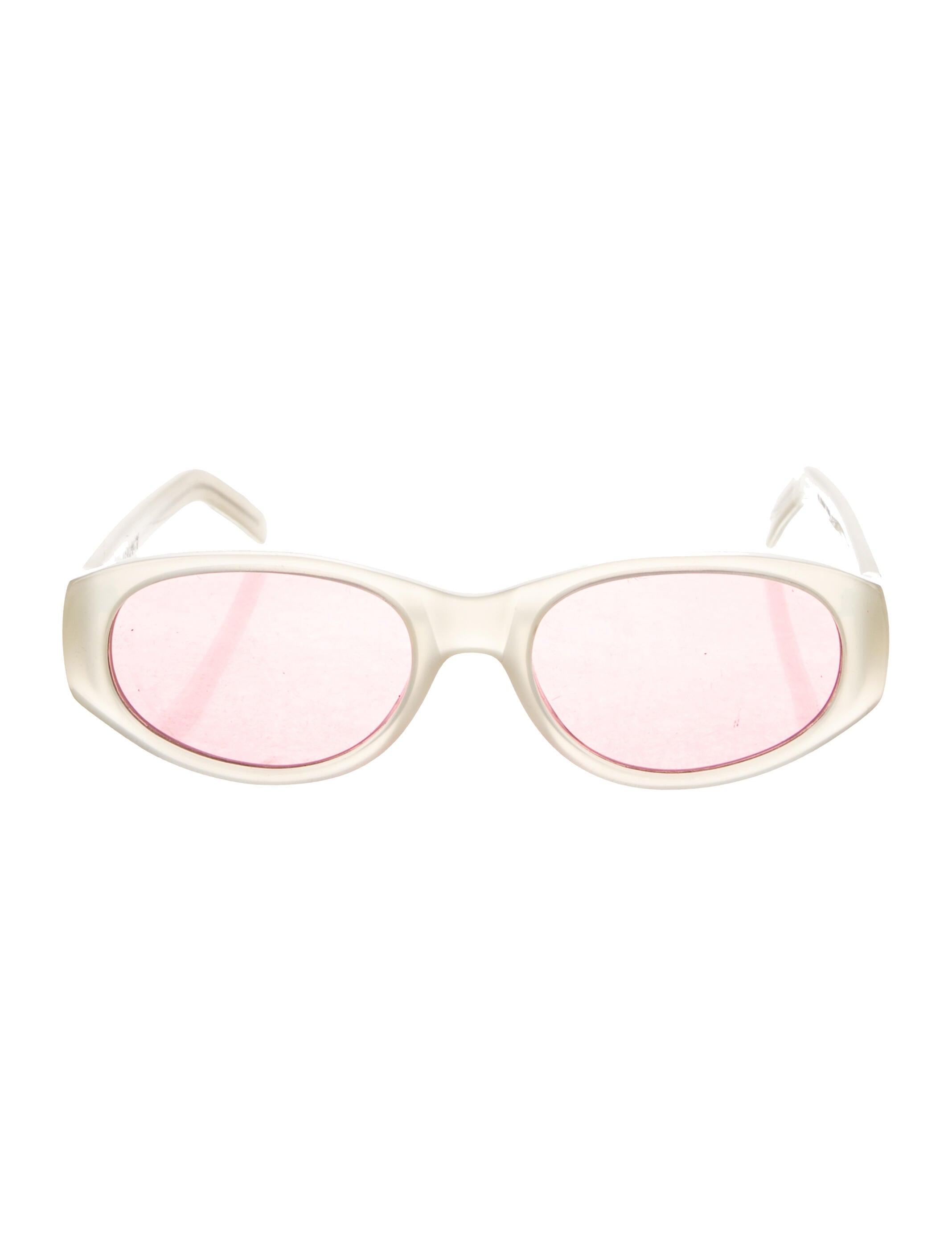 Our Legacy Red Pocket Round Sunglasses