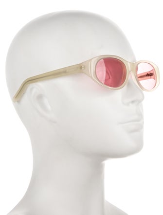 Our Legacy Red Pocket Round Sunglasses