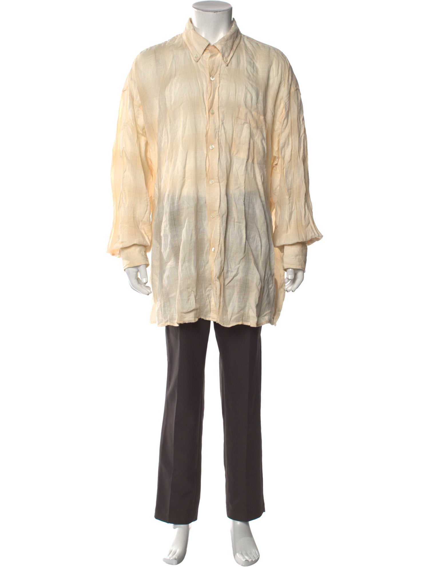 Our Legacy Striped Long Sleeve Dress Shirt