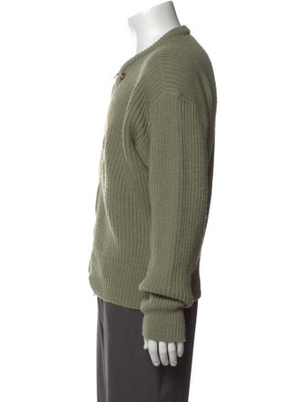 Our Legacy Virgin Wool Crew Neck Cardigan