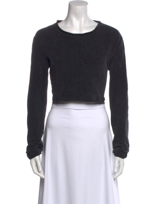 Our Legacy Scoop Neck Long Sleeve Crop Top
