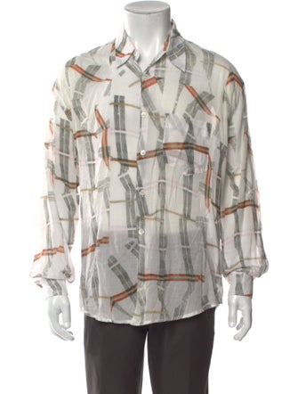 Our Legacy Plaid Print Long Sleeve Shirt