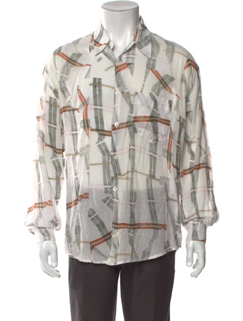 Our Legacy Plaid Print Long Sleeve Shirt