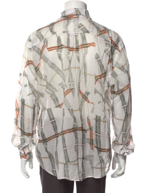 Our Legacy Plaid Print Long Sleeve Shirt