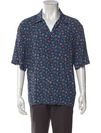 Our Legacy Floral Print Short Sleeve Shirt