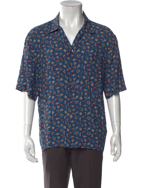 Our Legacy Floral Print Short Sleeve Shirt