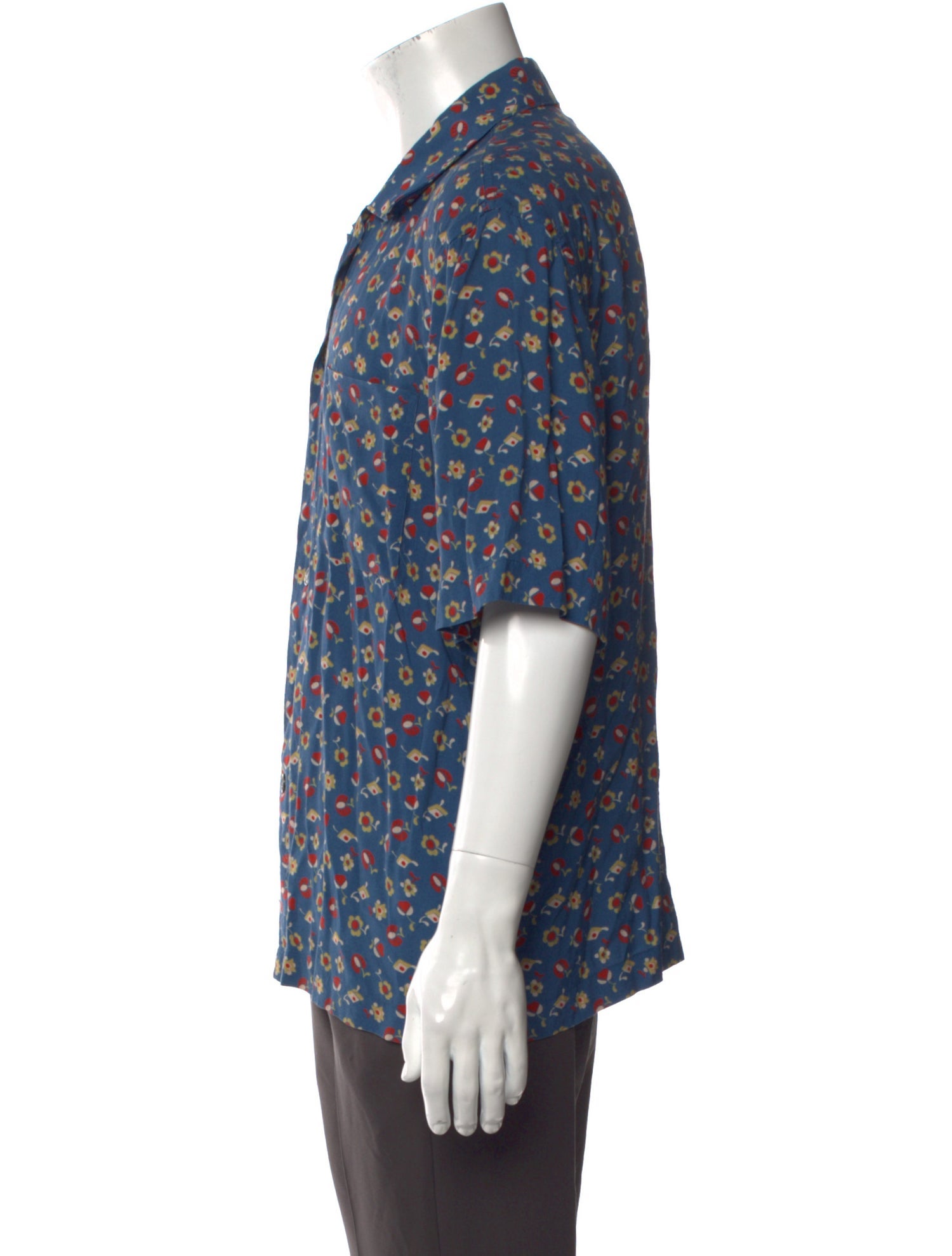 Our Legacy Floral Print Short Sleeve Shirt