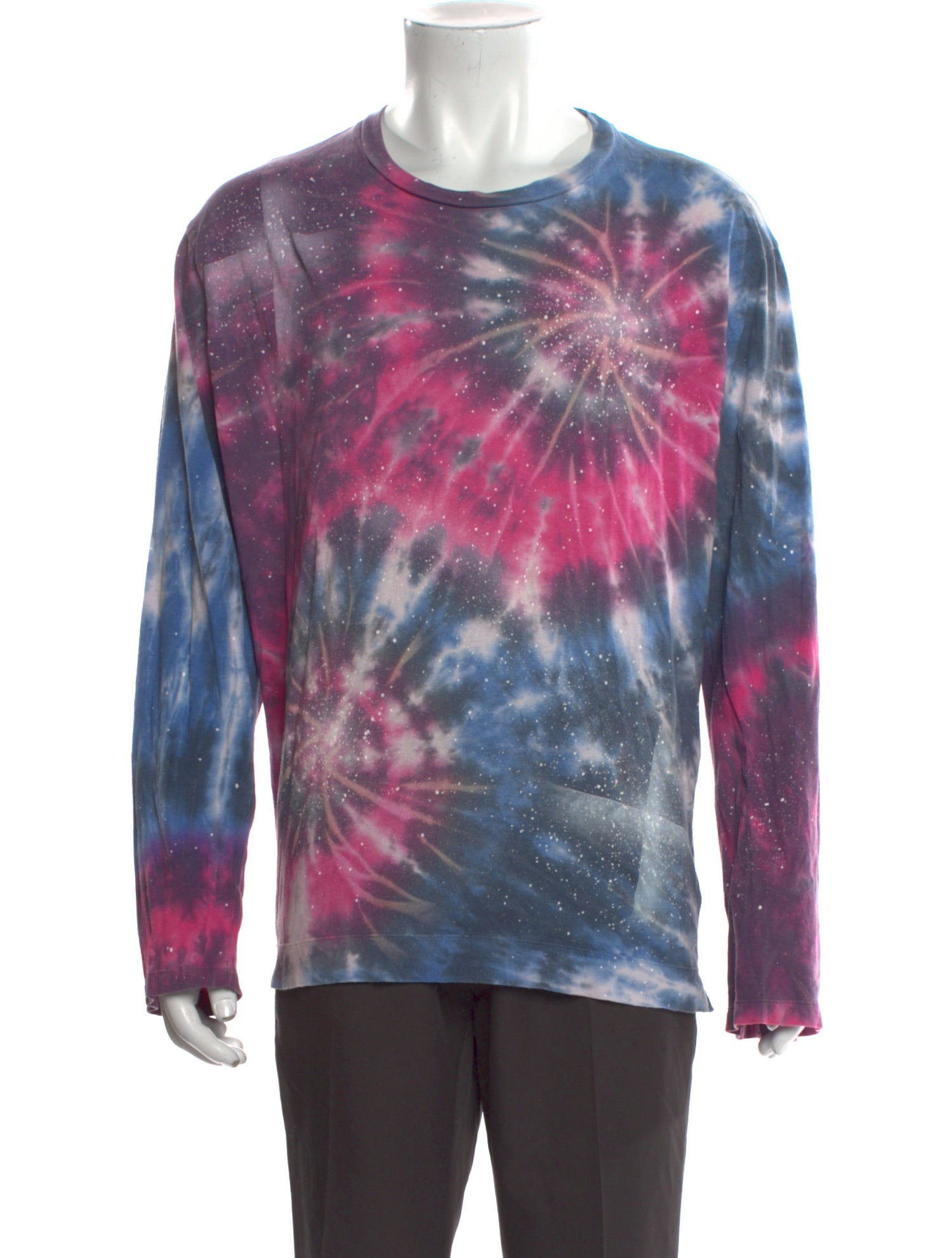 Our Legacy Tie-Dye Print Crew Neck Henley