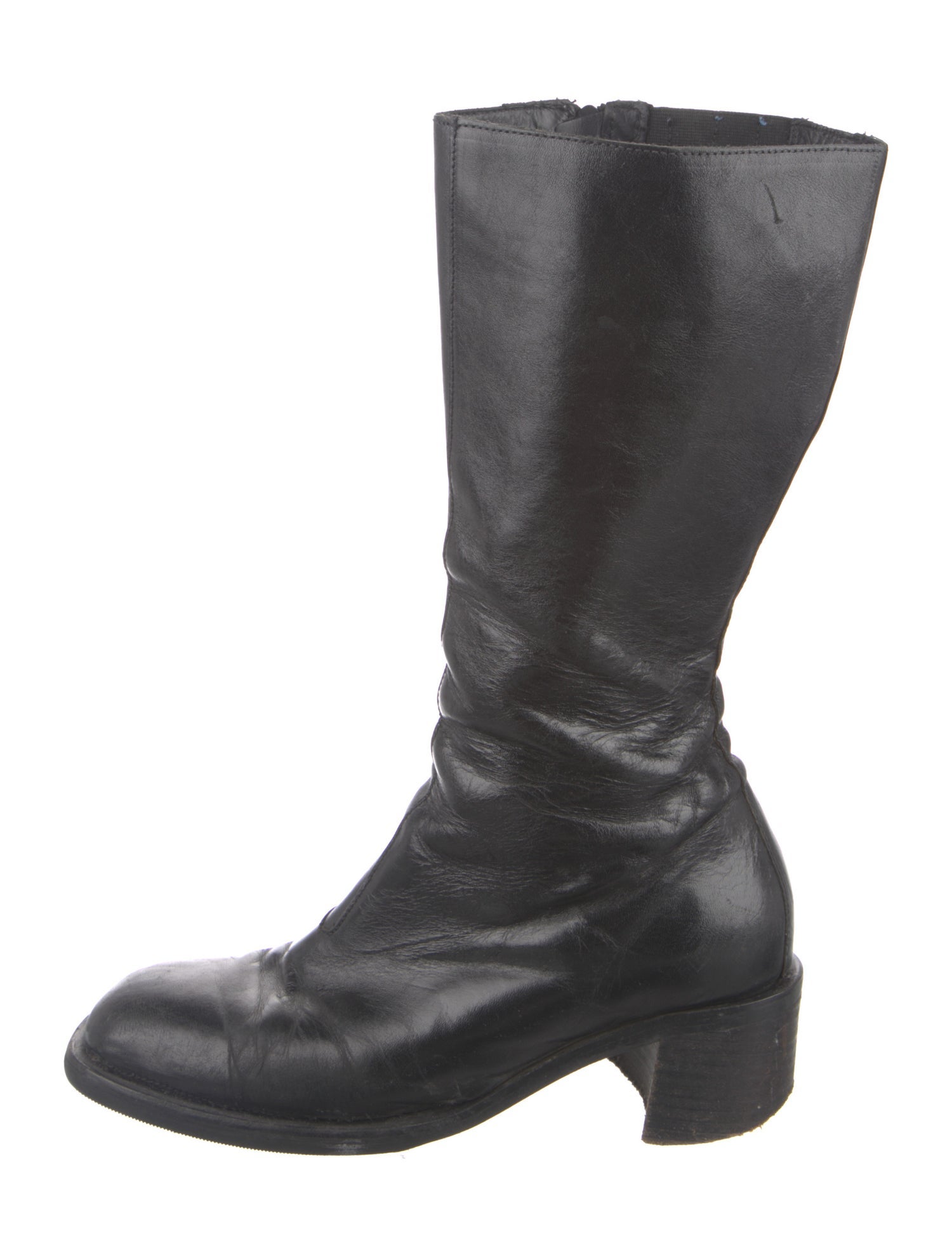 Our Legacy Leather Combat Boots