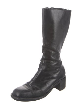 Our Legacy Leather Combat Boots