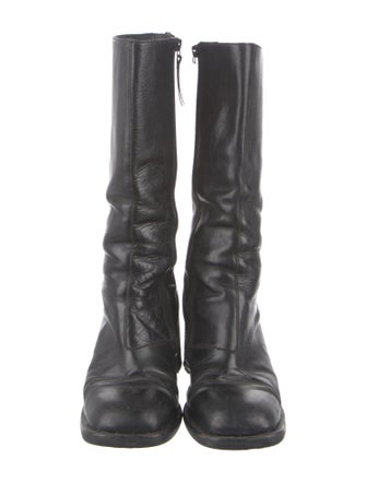 Our Legacy Leather Combat Boots