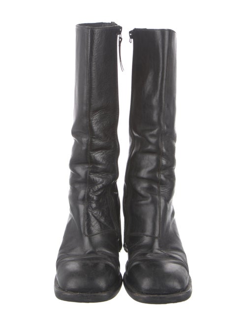 Our Legacy Leather Combat Boots