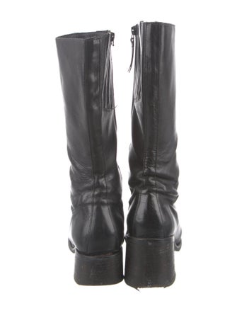 Our Legacy Leather Combat Boots