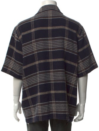 Our Legacy Plaid Print Short Sleeve Shirt