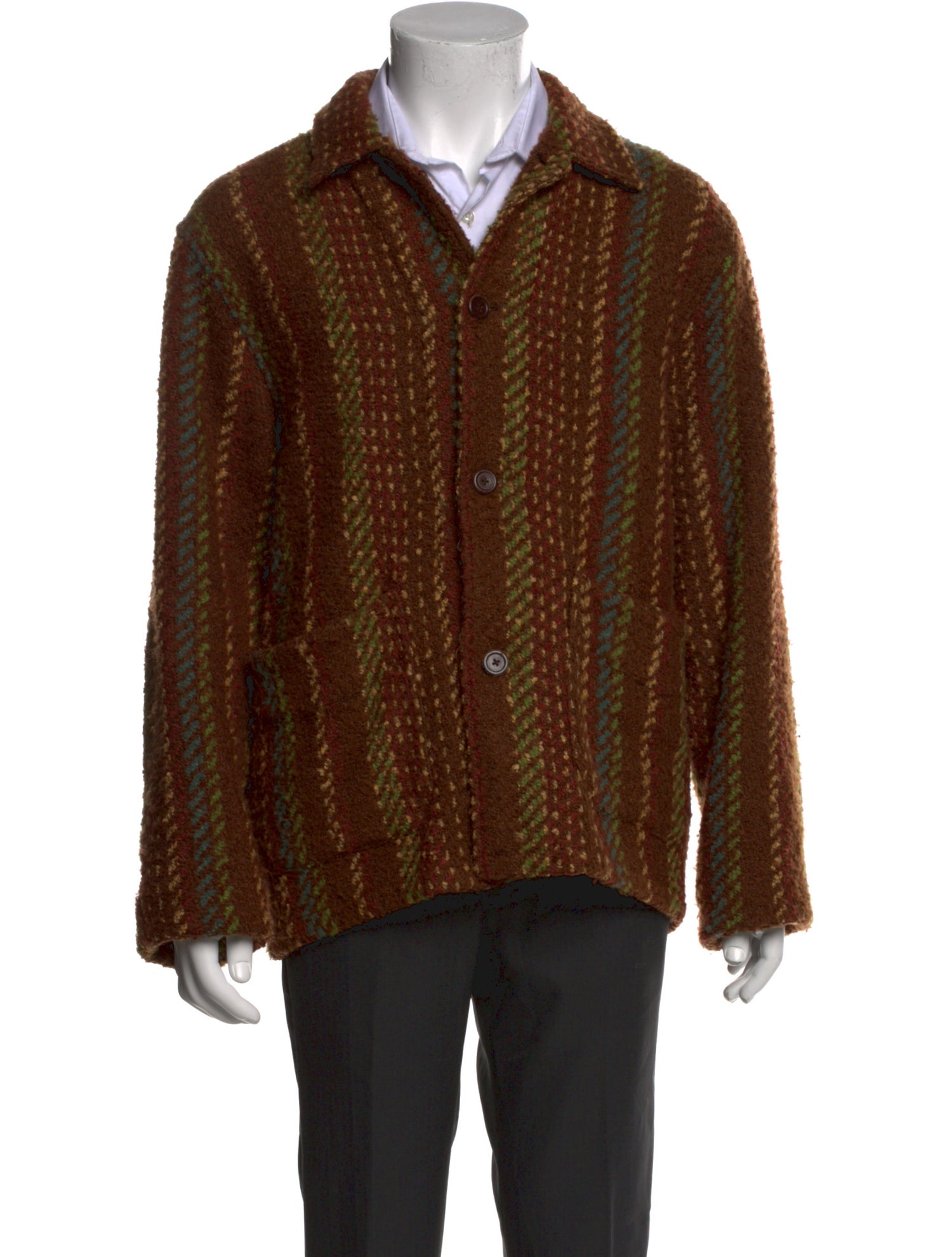 Our Legacy Tweed Pattern Collar Cardigan