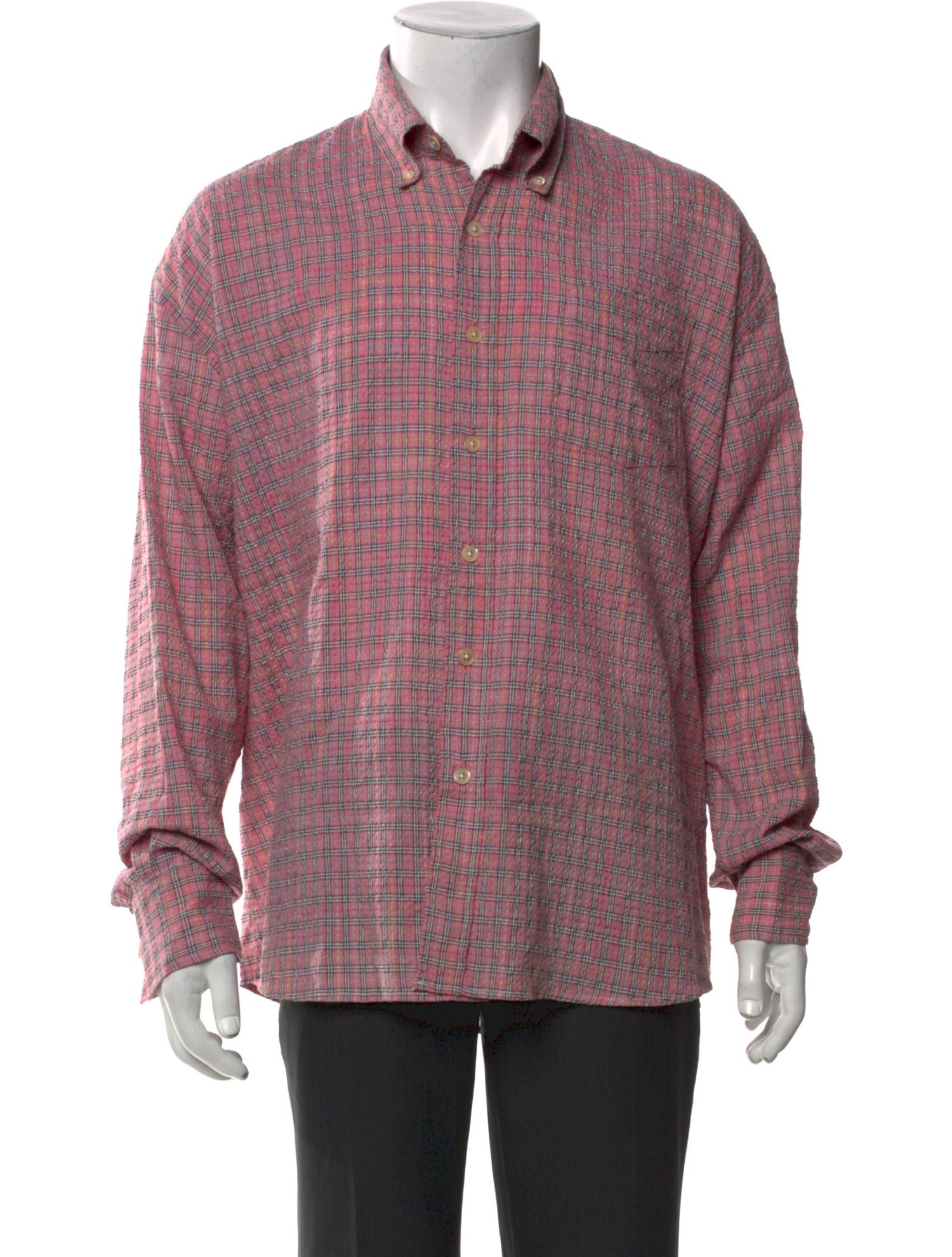 Our Legacy Plaid Print Long Sleeve Shirt
