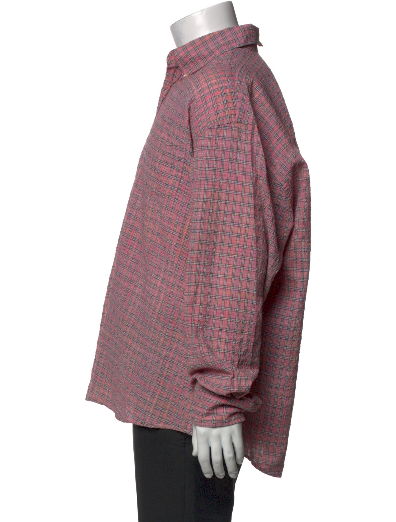 Our Legacy Plaid Print Long Sleeve Shirt